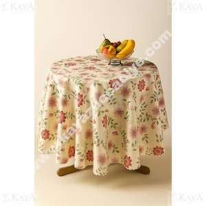 SERMAT HAZIR MASA ÖRTÜSÜ DİLİMLİ YUVARLAK 140x140 1*25