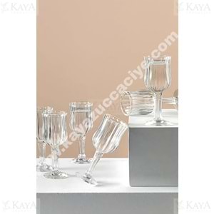 MLN CAM AYAKLI KAHVE YANI BARDAĞI 6 LI 10905 1*24