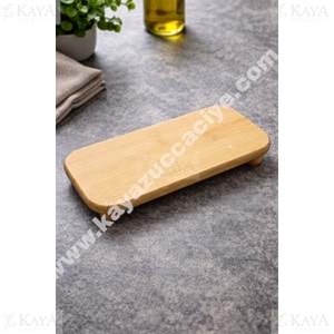 MLN BAMBU YAĞLIK ALTI DİKDÖRTGEN BÖLMELİ TOP AYAKLI 23x12 CM 1*72
