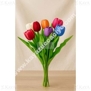 MLN ÇİÇEK YAPAY ISLAK LALE ADET 1*80