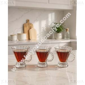 MLN CAM KUPA BONCUK KUPLU DİAMOND MODEL 3 LÜ 1*24