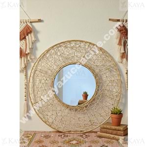 MLN HASIR YUVARLAK AYNA 55 CM 1*6