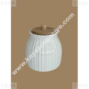 MLN SERAMİK PAPATYA KAVANOZ 1*24