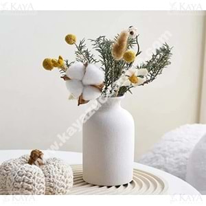 MLN SERAMİK SİLİNDİR PİNTEREST VAZO 20 CM 1*24