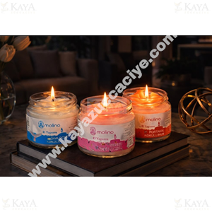 MLN KOKULU MUM CAM KAVANOZDA 1*12