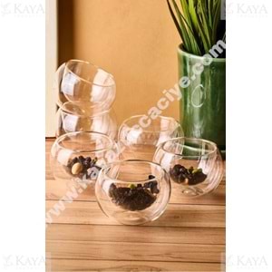 EGE MİLAY CAM LOKUMLUK CİDARLI 6 LI 1*30