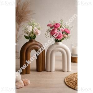 MAPERA SERAMİK BOMBELİ VAZO 24 CM 1*16