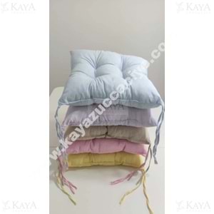 MU-BA 3 LÜ EKO SANDALYE MİNDERİ SİLİKON DOLGULU 1*12
