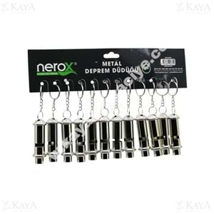 NEROX DÜDÜK METAL DEPREM DÜDÜĞÜ 12 Lİ 1*12