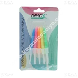 NEROX DOĞUM GÜNÜ MUMU 10 LU 1*24