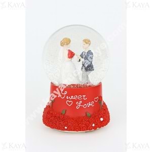 NRX KAR KÜRESİ IŞIKLI VE MÜZİKLİ PİLLİ 17 CM 1*12