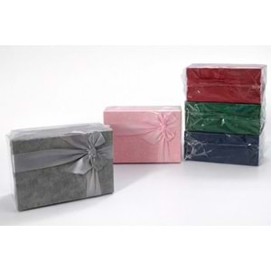 NRX HEDİYE KUTUSU KADİFE MODEL 3 LÜ DİKDÖRTGEN 23x16 CM 1*24