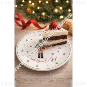 ALİNA HOME HOT CRACKER YUVARLAK TATLI TABAĞI 16 CM 1*20