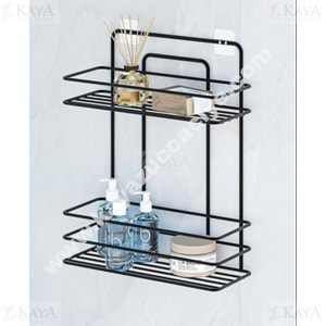 EGE METAL 2 KATLI ŞAMPUANLIK SİYAH YAPIŞKANLI 1*24