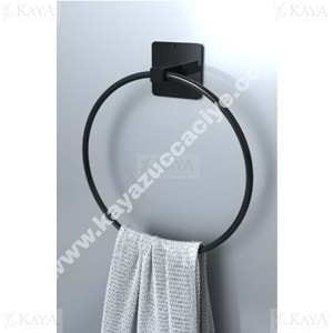 KOÇLAR SİYAH YUVARLAK HAVLULUK YAPIŞKANLI 1*60