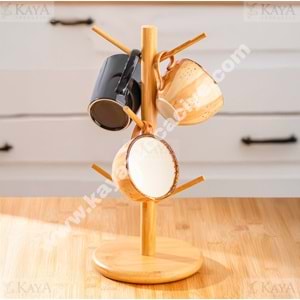 PABLİTO BAMBU FİNCAN ASKILIĞI YUVARLAK 16 CM