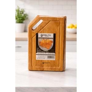 PBT BAMBU KESİM PANOSU TUTMALI 2 Lİ 28x18 -30x20 CM 1*24