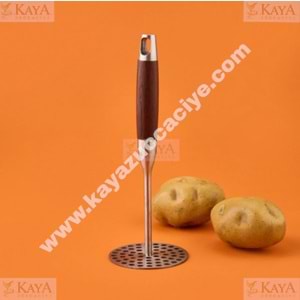 BZD IVORY PATATES EZİCİ AHŞAP SAPLI YUVARLAK 1*6