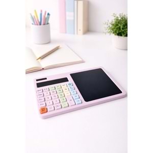 PANGO RENKLİ HESAP MAKİNASI VE ÇOCUK TABLETLİ 12 HANELİ 1*10