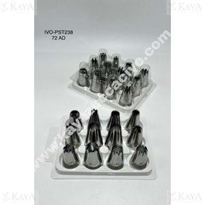 BZD IVORY KEK PASTA 12 Lİ KREMA POMPASI DUY SETİ 1*36