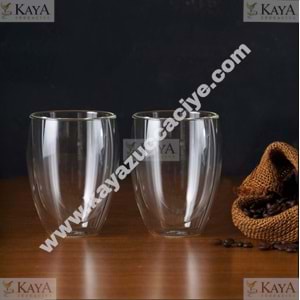 PAŞABAHÇE CAM KUPA KULPSUZ CİDARLI 400 CC BOROSİLİKAT 1*24