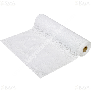 SERMAT DOLAP İÇİ DANTEL FİLMLİ BEYAZ 50cm X 20mt 1*6