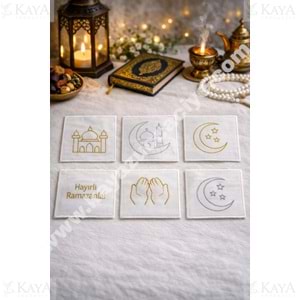 RND SUNUM PEÇETESİ RAMAZAN MOTİFLİ 6 LI 1*100