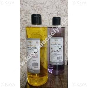 ROSE GLASS KANDİL YAĞI 400 ML 1*36