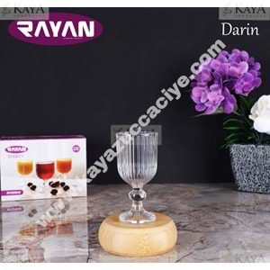 RAYAN CAM KAHVE YANI DARIN 6 LI AYAKLI BARDAK 1*12