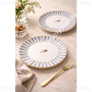 ALİNA HOME SEVDA KUŞU YUVARLAK PASTA TABAĞI 20 CM 1*12