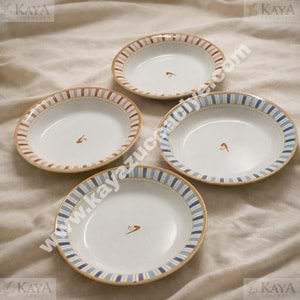 ALİNA HOME SEVDA KUŞU YUVARLAK YEMEK TABAĞI 20 CM 1*12