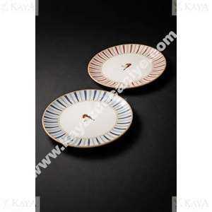ALİNA HOME SEVDA KUŞU YUVARLAK SERVİS 26,5 CM 1*12