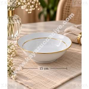 GÜRAL PORSELEN SEDEF 15 CM KASE MAT YALDIZ 1*12