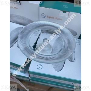 SİGMA AYAKLI SUNUMLUK SENSU CAM 26 CM 1*8