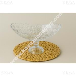 OKS SAKURA MEY-Jİ AYAKLI CAM SUNUMLUK 36 CM 1*4