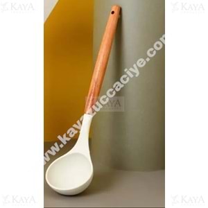 BZD IVORY BAMBU SAPLI SİLİKON KEPÇE 32 CM 1*24