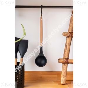 BZD IVORY BAMBU SAPLI SİLİKON MİNİ KEPÇE 24 CM 1*24