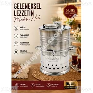 ZEN KROM SEMAVER 5 LT TEK MUSLUK ODUNLU SEMAVER 1*15