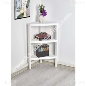 SEV MODULAR ÜÇGEN RAF ÜNİTESİ 3 KATLI BEYAZ 1*8