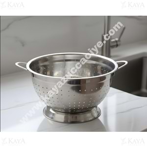 BZD IVORY SÜZGEÇ ÇELİK PASLANMAZ DERİN AYAKLI 22 CM 1*60