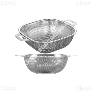 BZD IVORY SÜZGEÇ ÇELİK KARE SEPET SÜZGEÇ 22 CM 1*60