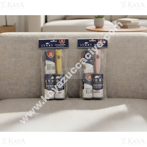 BZD IVORY TÜY ALMA RULOSU YEDEKLİ 20+40 YAPRAK 1*120