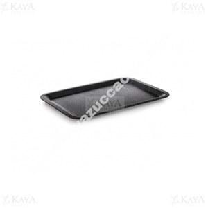TRİA KRAFT TEPSİ 37x53 CM KARBON KAYMAZ SİYAH MAT TEPSİ 1*20