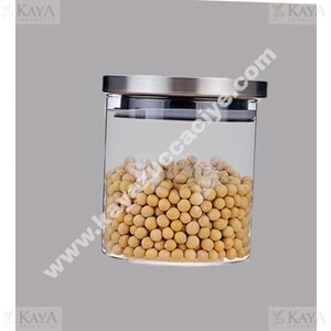 TUTKU BOROSİLİKAT CAM KAVANOZ 950 ML YUVARLAK 1*24