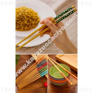 THN CHOPSTIK SETİ 4 LÜ ÇİN ÇUBUK 1*12