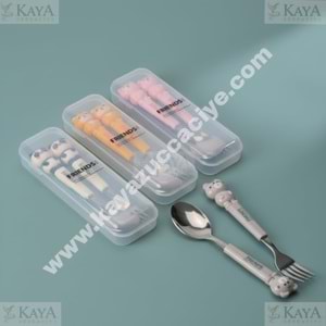 THN ÇATAL-KAŞIK SETİ ÇOCUK 2 Lİ FİGÜRLÜ 1*24