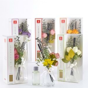 THN ODA KOKUSU CAM ŞİŞEDE ÇİÇEKLİ 50 ML 1*12