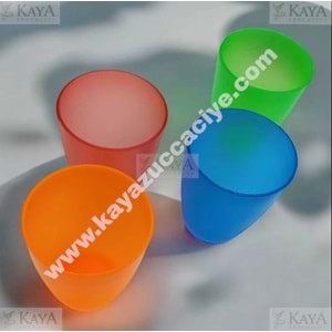 TUFFEX 4 PARÇA RENKLİ BARDAK SETİ 1*24