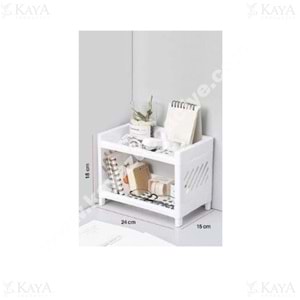 TUFFEX ORGANİZER İKİ KATLI DÜZENLEYİCİ RAF 1*12