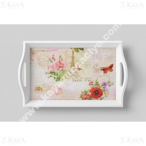 TRİA MELAMİN TEPSİ MİNİ KULPLU TEPSİ 23x32 CM ML040 1*50